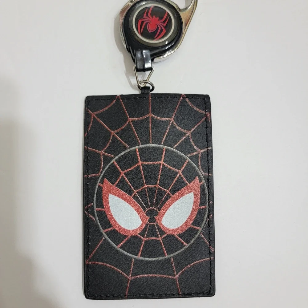 Marvel Spider-Man Miles Morales Retractable Lanyard ID Badge Holder Bioworld New